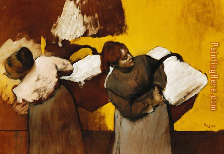 Edgar Degas Laundresses